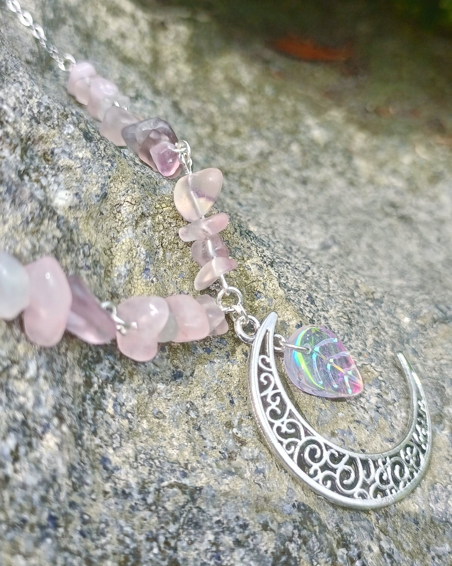 Crescent moon necklace