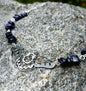 Moth gemstone necklace