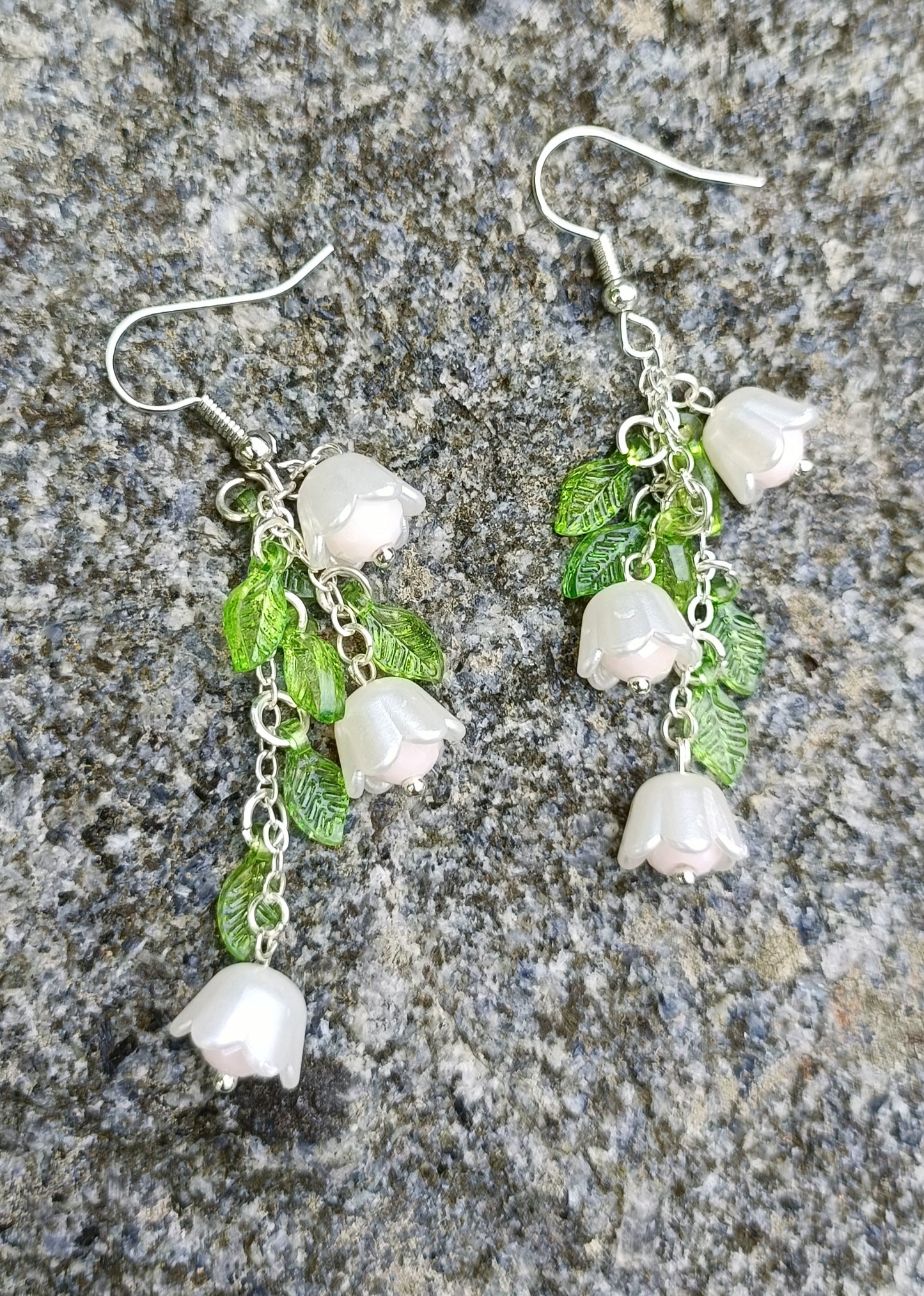 Falling flower earrings