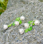 Falling flower earrings