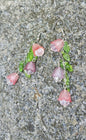 Falling flower earrings