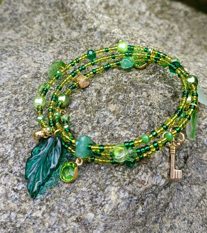 Glass Charm Bracelet
