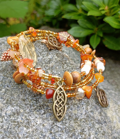 Glass Charm Bracelet