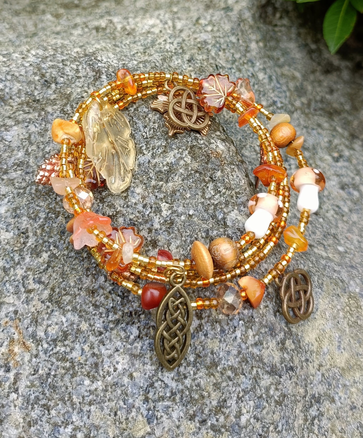 Glass Charm Bracelet