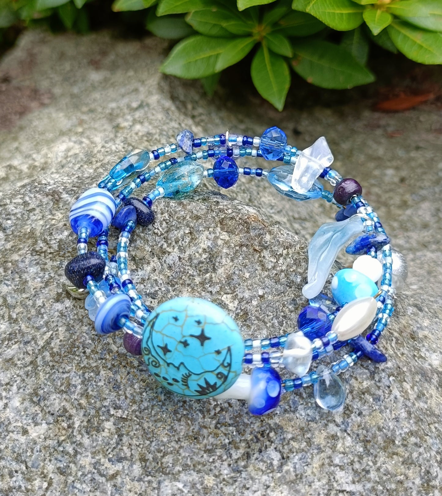 Glass Charm Bracelet