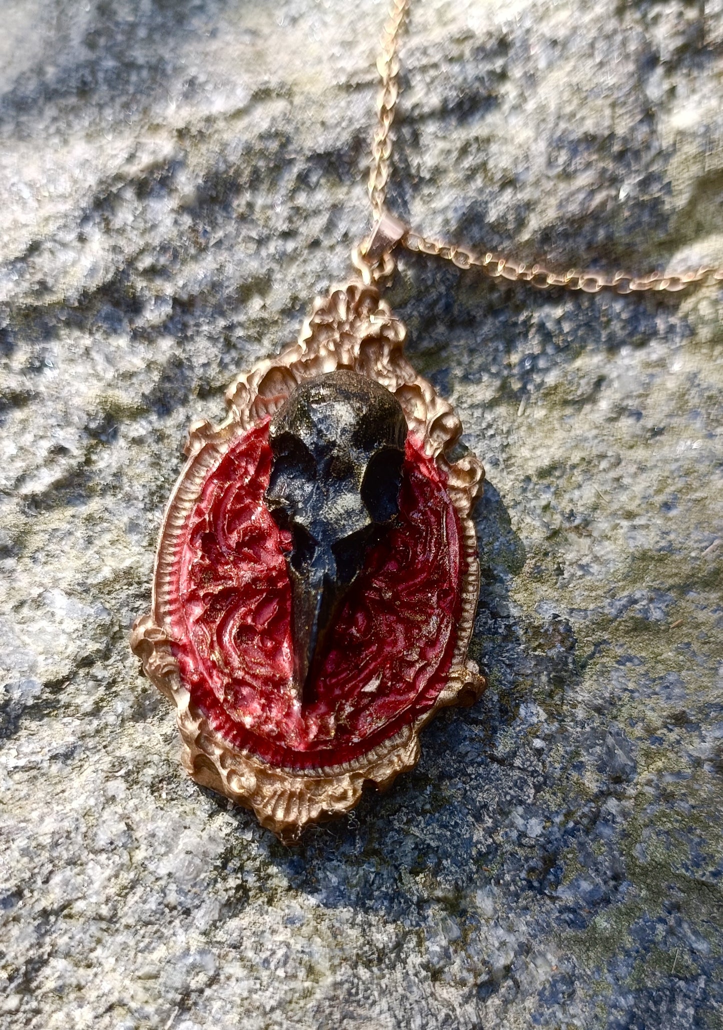 Raven Skull Pendant