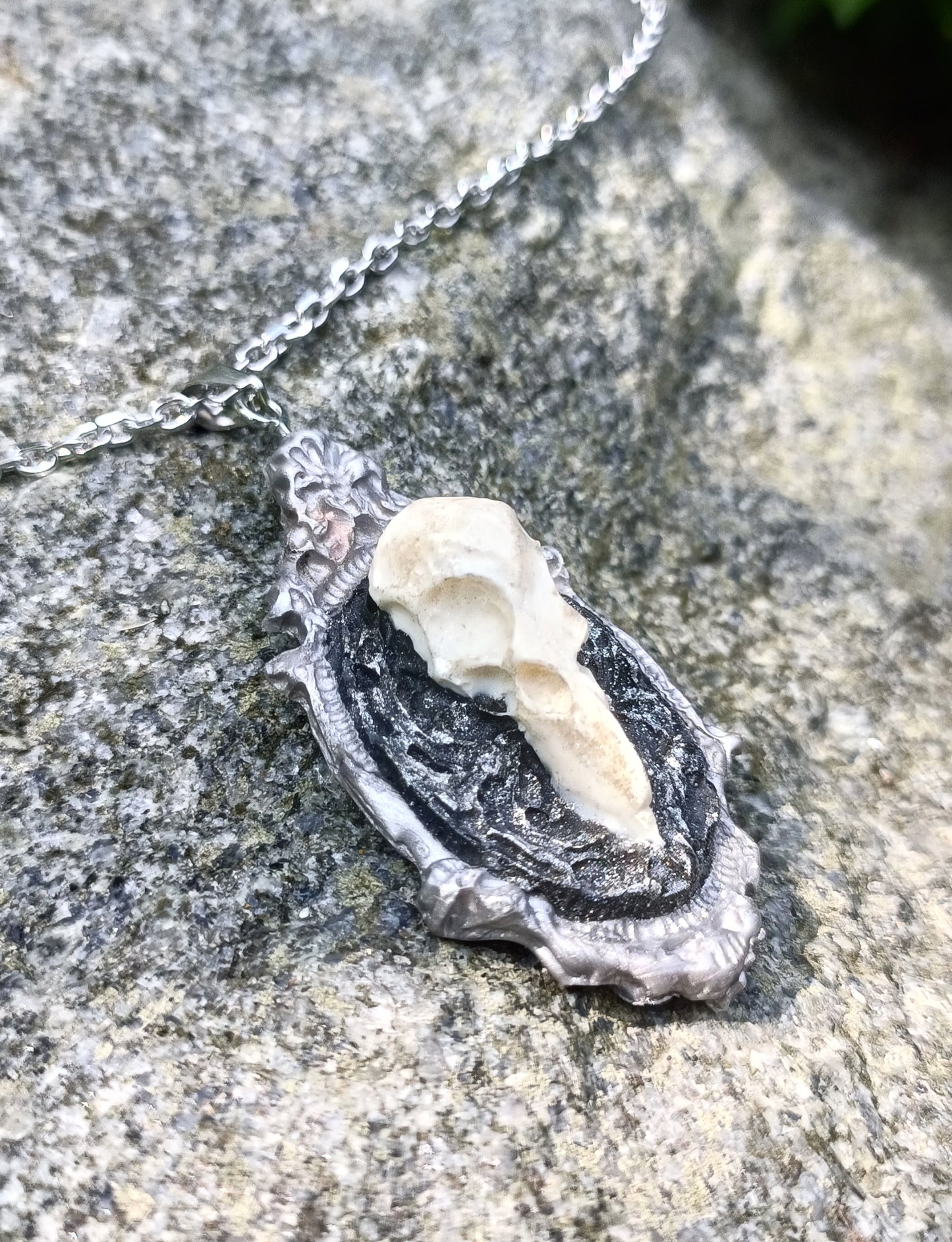 Raven Skull Pendant