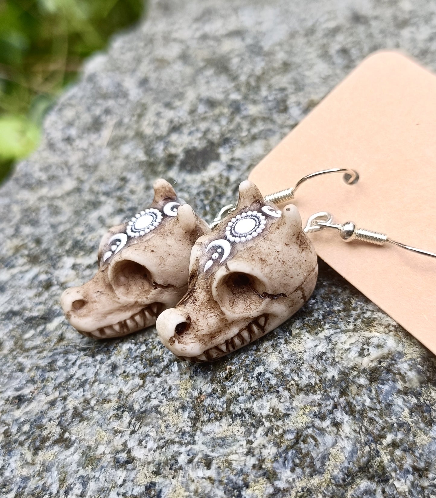 Dragon Skull Earrings