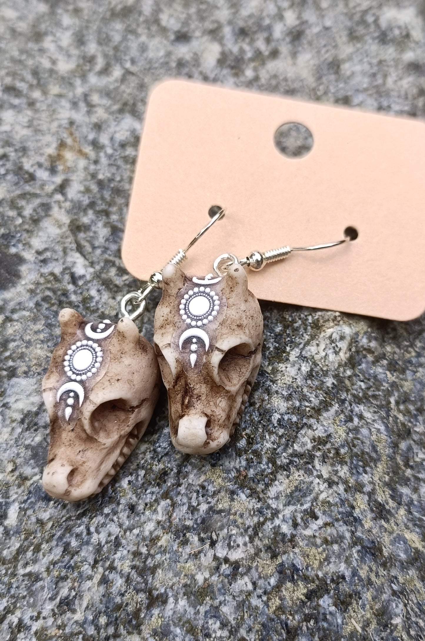 Dragon Skull Earrings