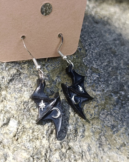 Batwing Earrings