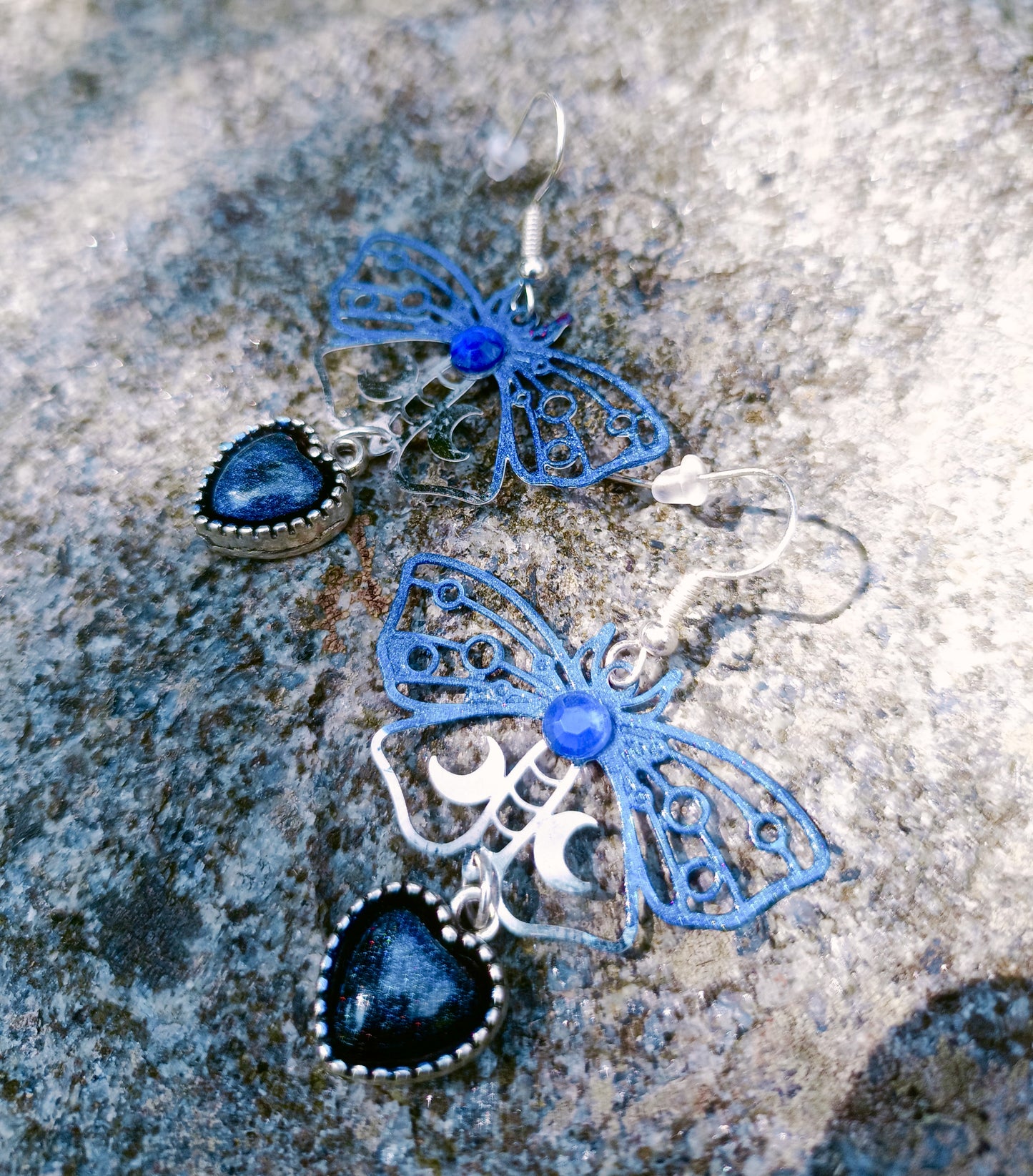 Moon Moth Earrings