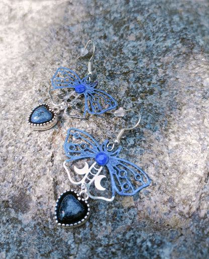 Moon Moth Earrings