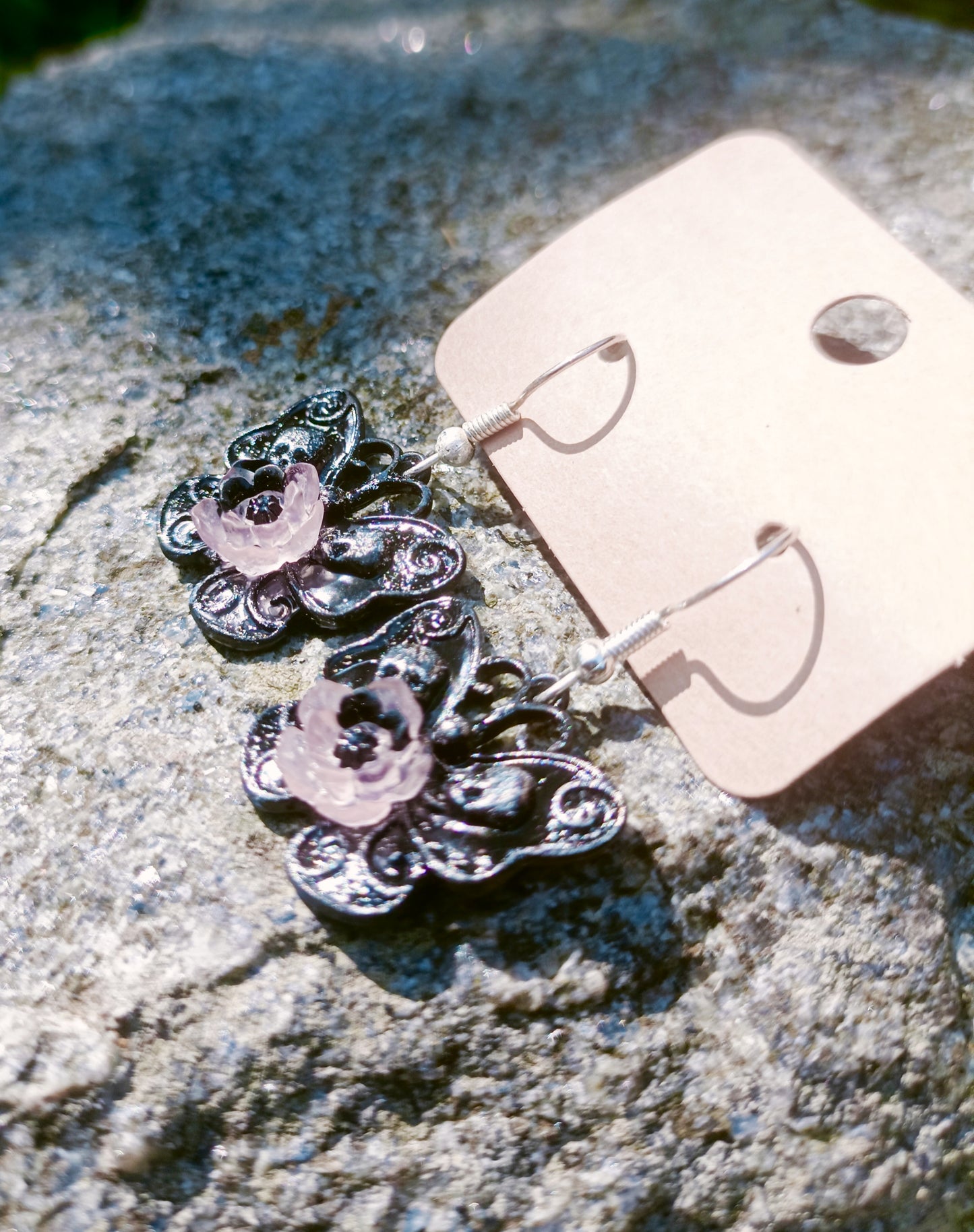 Skeletal Butterfly Earrings