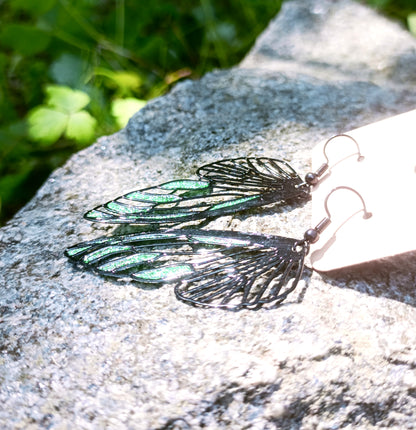 Aluminum Butterfly Earrings