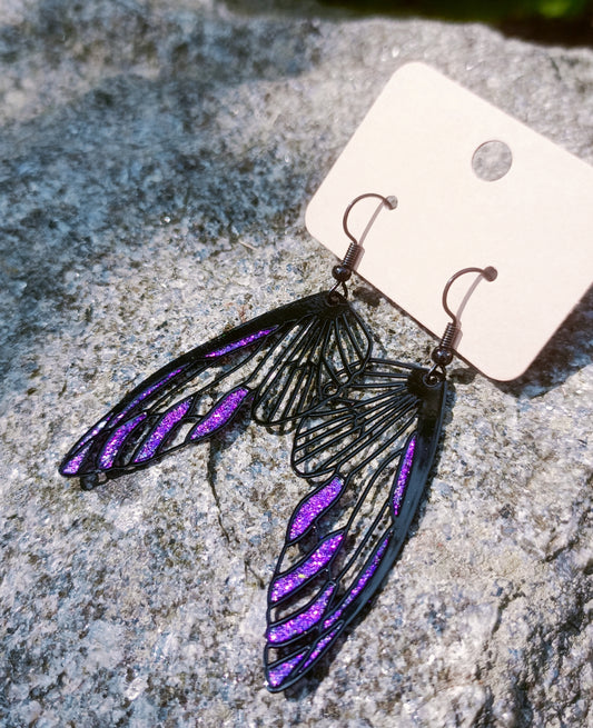 Aluminum Butterfly Earrings