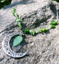 Crescent moon necklace
