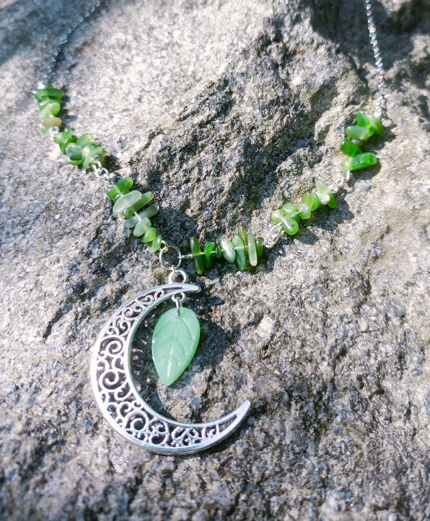 Crescent moon necklace