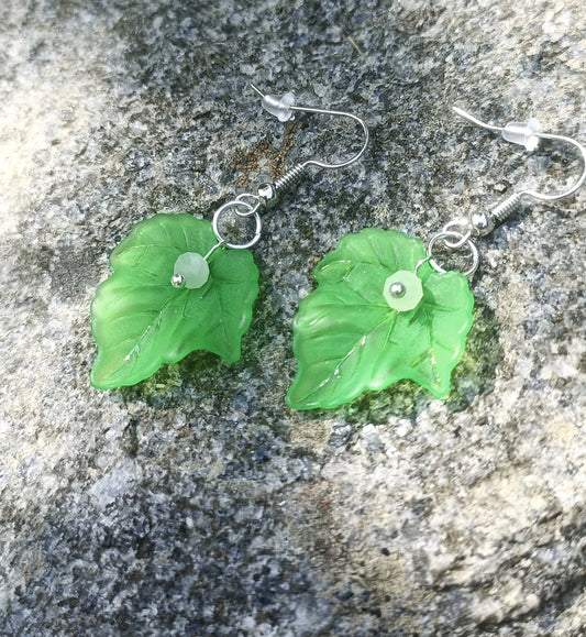 Maple leaf earrings