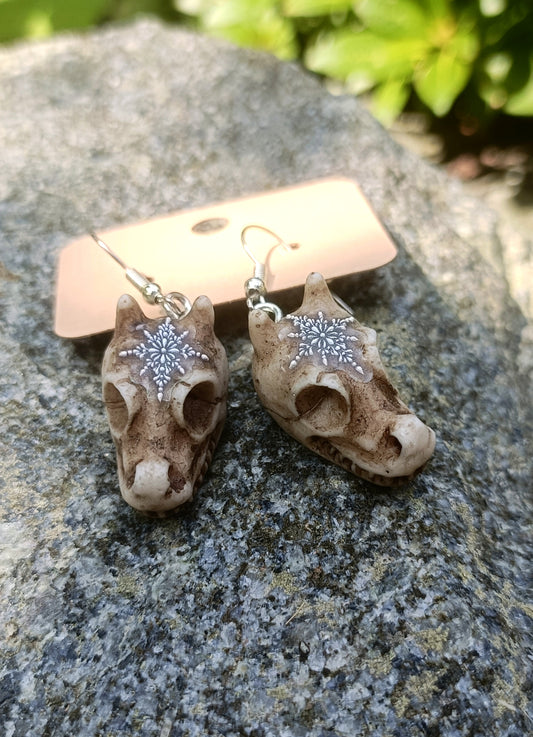 Dragon Skull Earrings