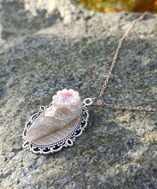 Pink Ravenskull Pendant