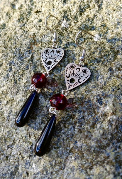 Ouija Planchette Earrings