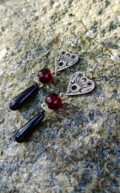 Ouija Planchette Earrings