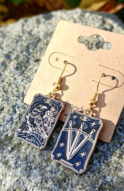 Tarot Card Earrings