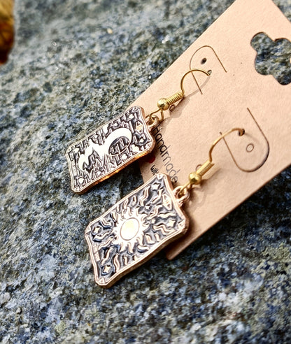 Tarot Card Earrings