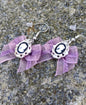 Bow & Victorian Portrait Earrings