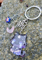 Celestial Kitty Keychains
