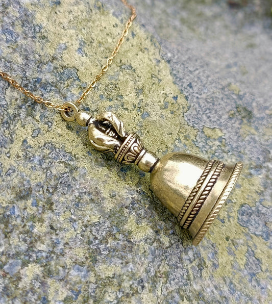 Brass Bell Pendant