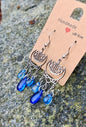 Lotusmoon & Glassdrop Earrings