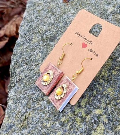 Red Book Earrings