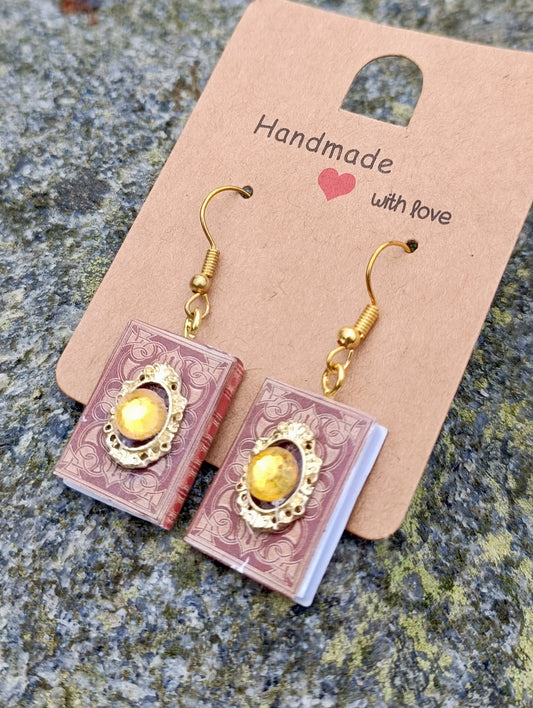 Red Book Earrings