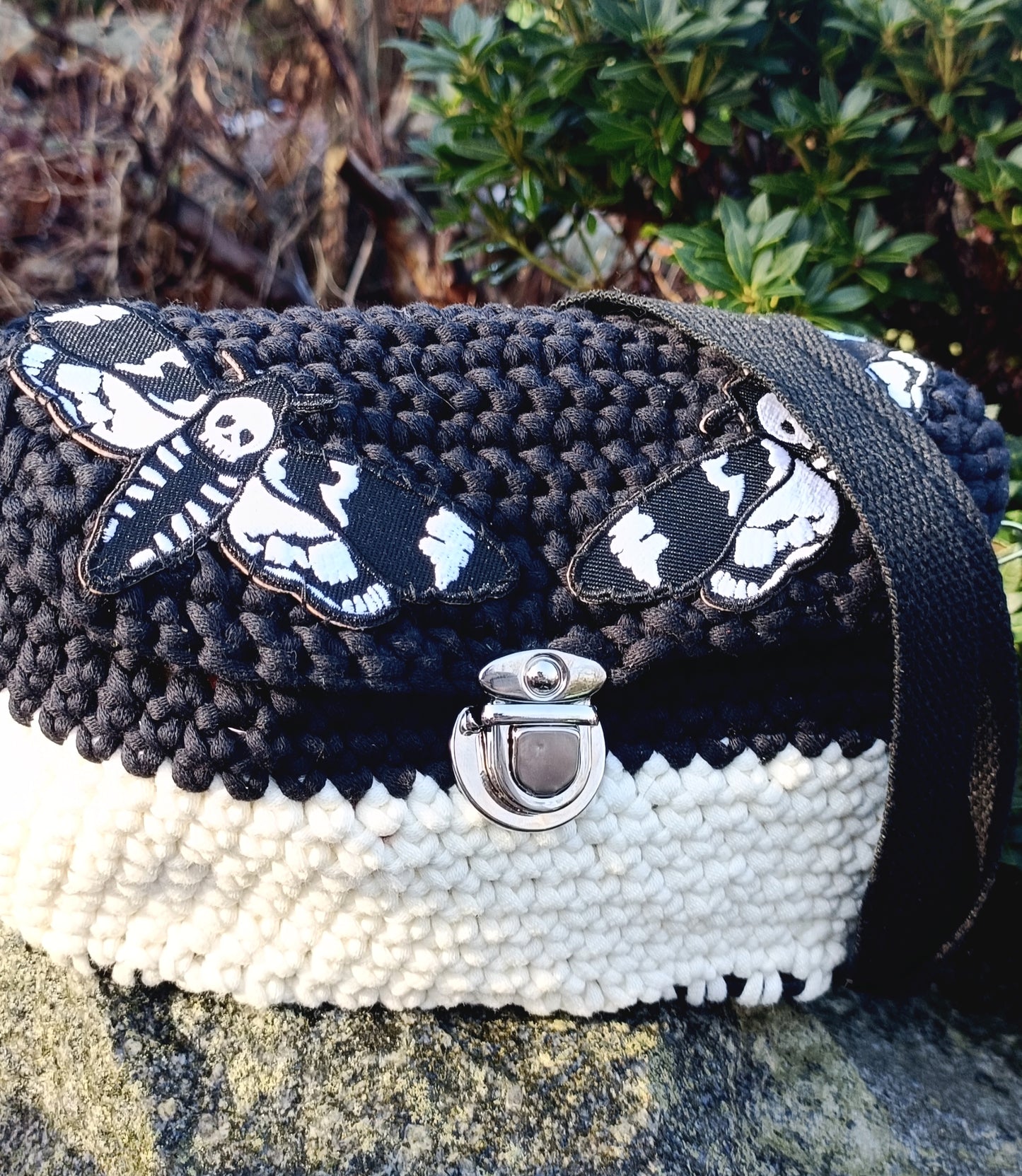 Skeleton Moth Purse