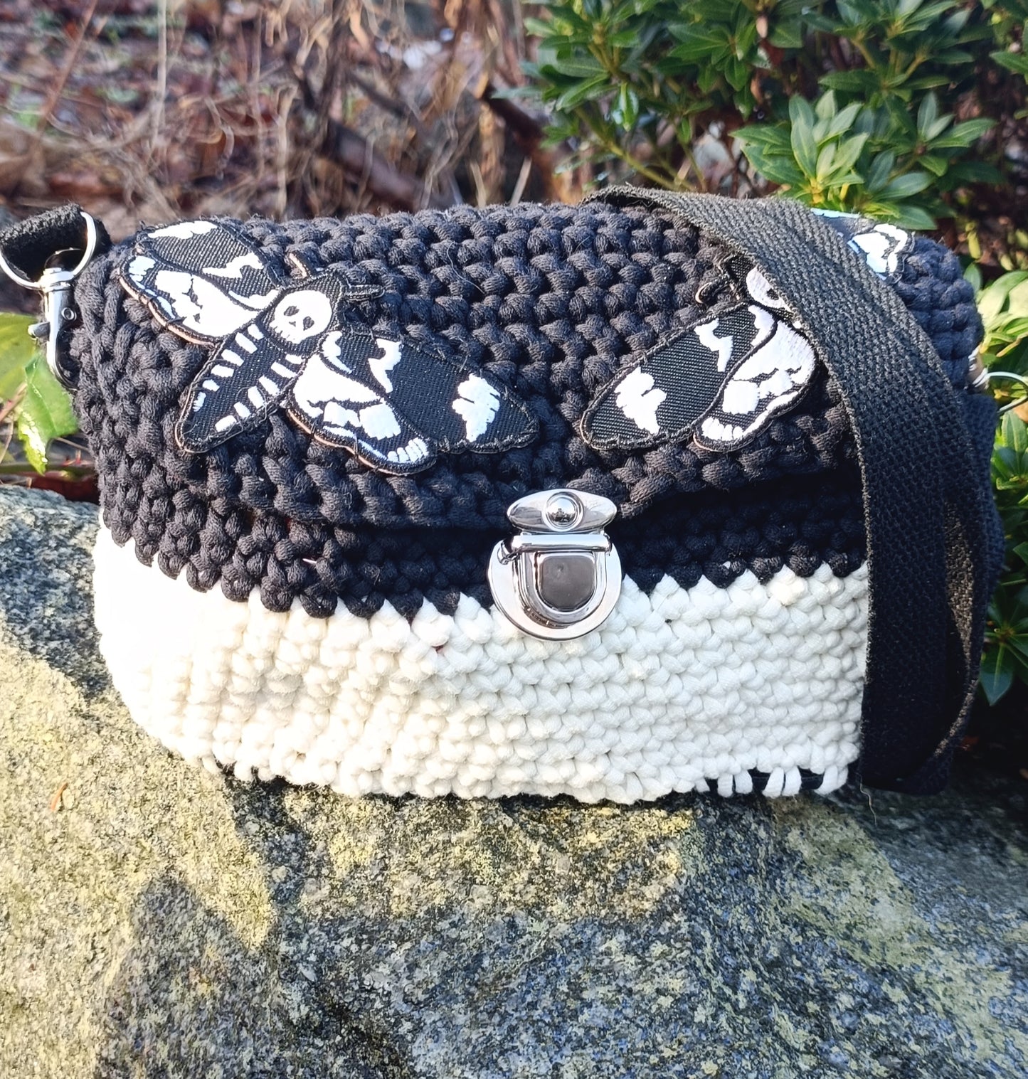 Skeleton Moth Purse