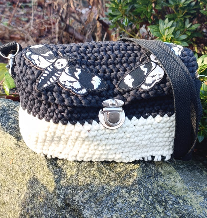 Skeleton Moth Purse