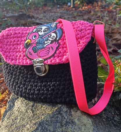 Skeleton Flamingo Purse