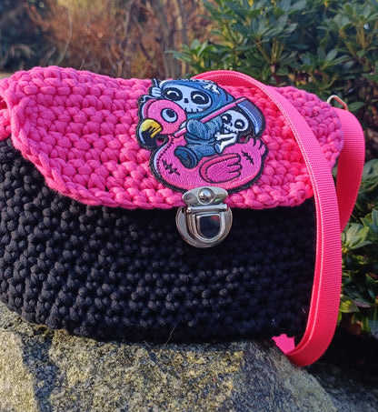 Skeleton Flamingo Purse
