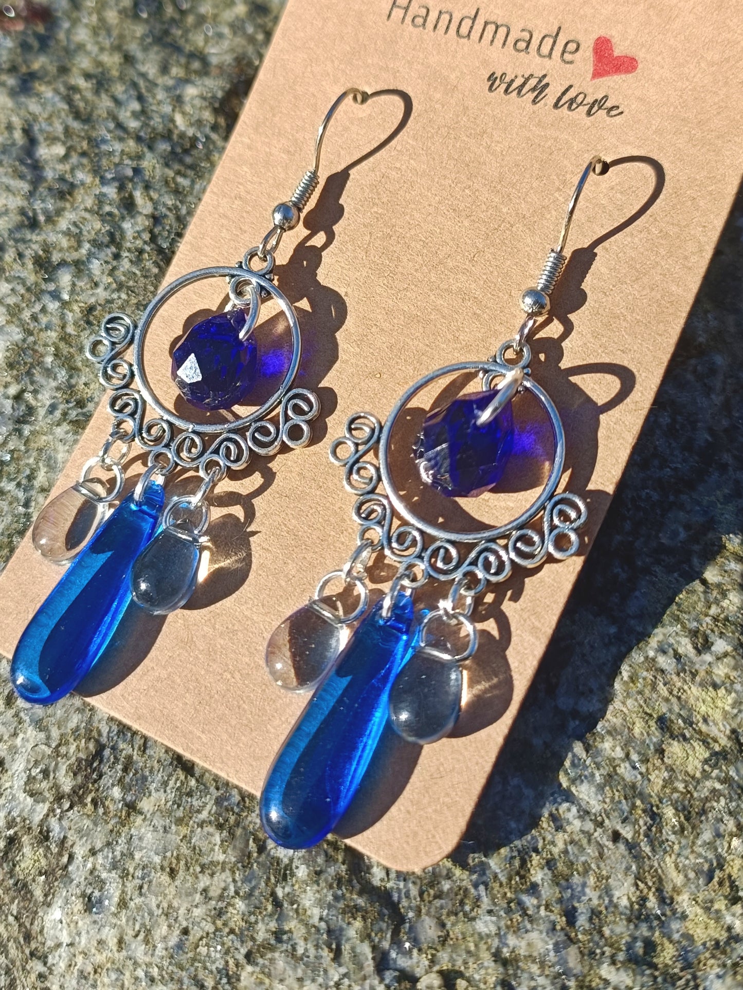 Glass Drop Earrings