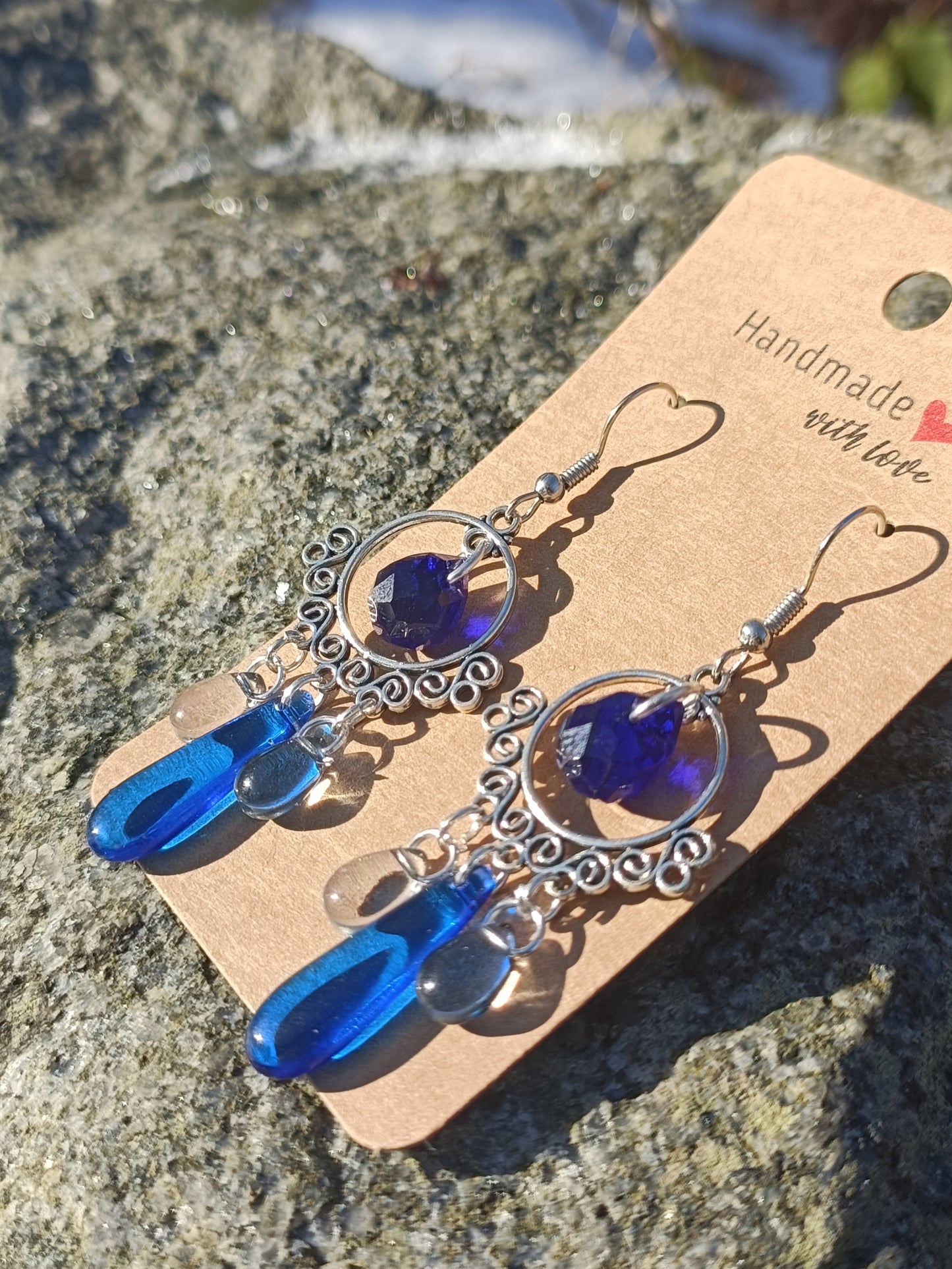 Glass Drop Earrings