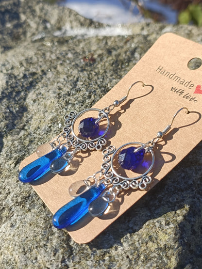 Glass Drop Earrings