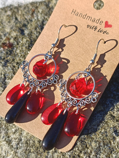 Glass Drop Earrings
