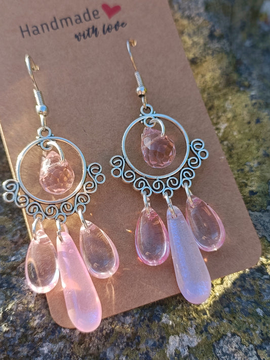 Glass Drop Earrings
