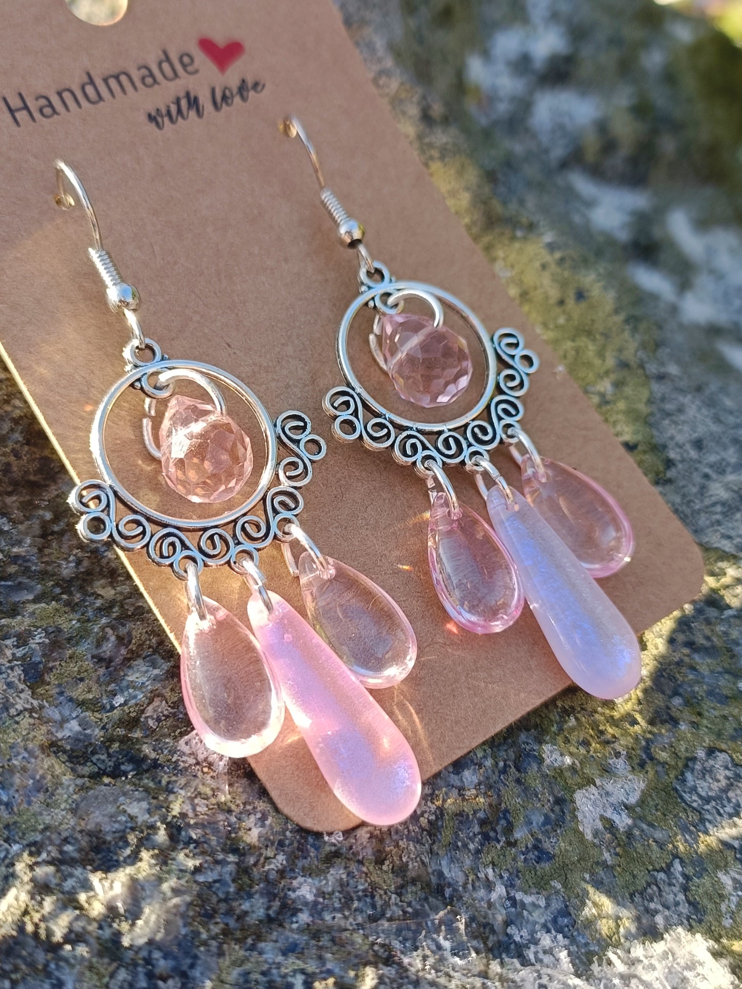 Glass Drop Earrings