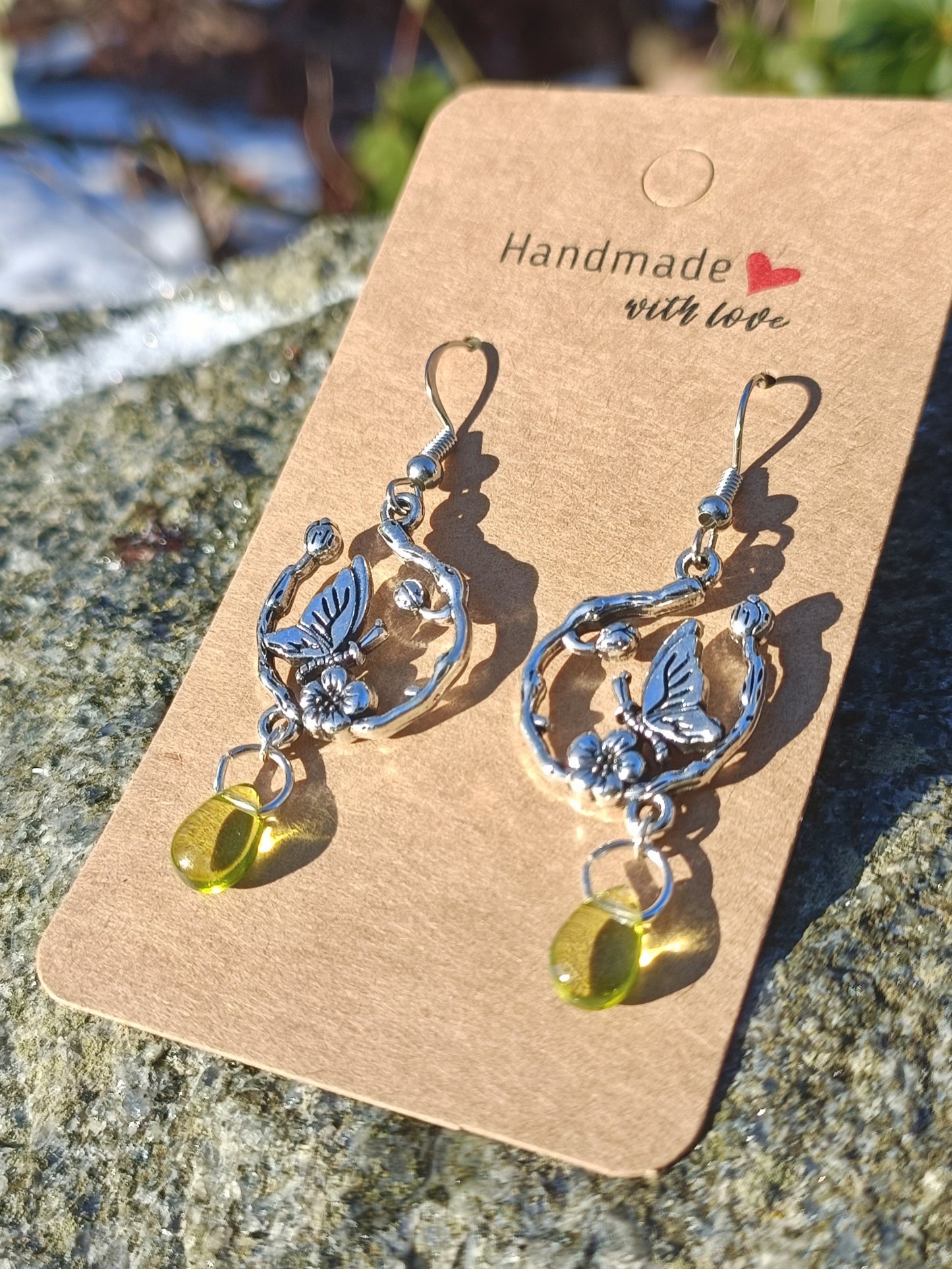Butterfly Drop Earrings