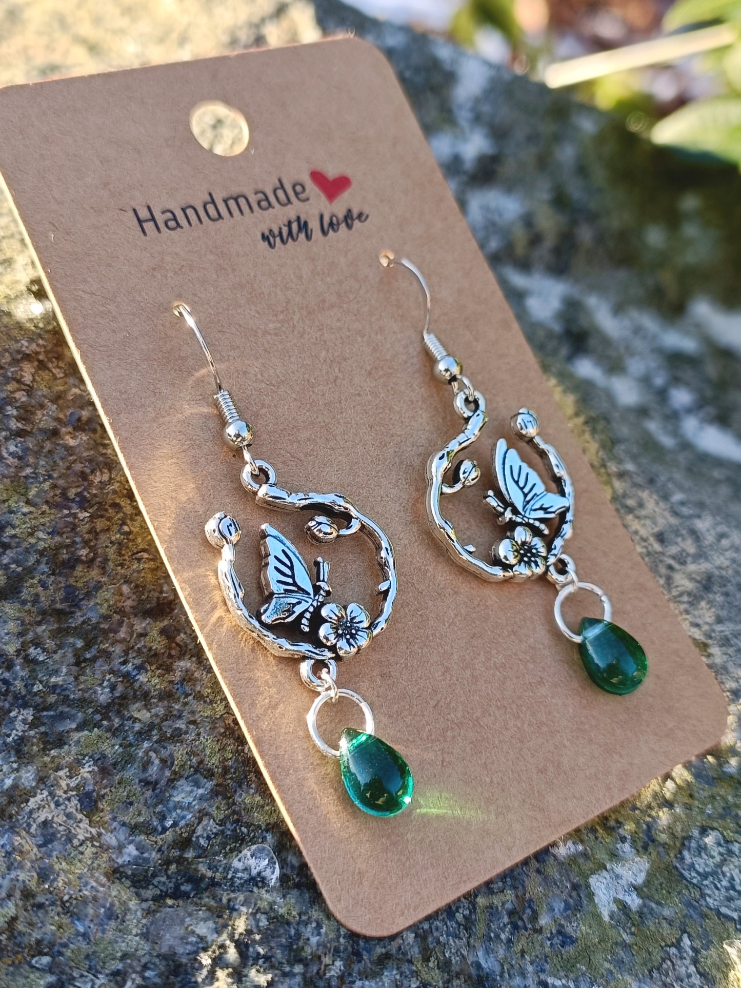 Butterfly Drop Earrings