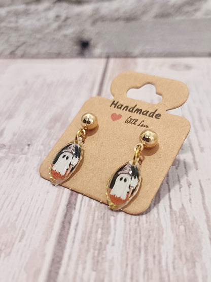 Ghost Portrait Earrings