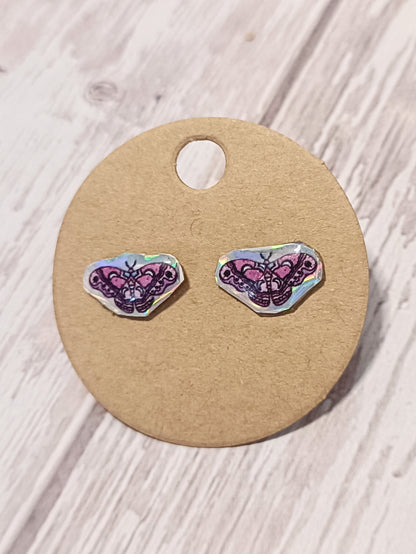 Moth Earring Studs