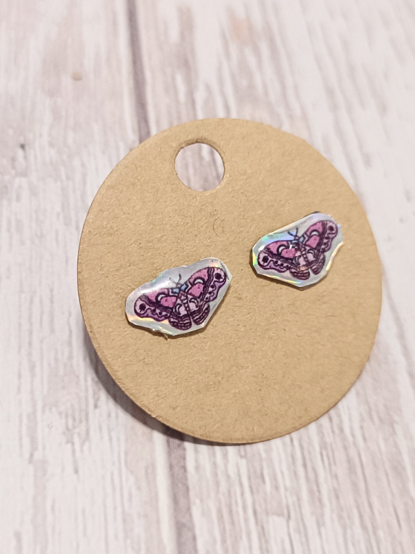 Moth Earring Studs
